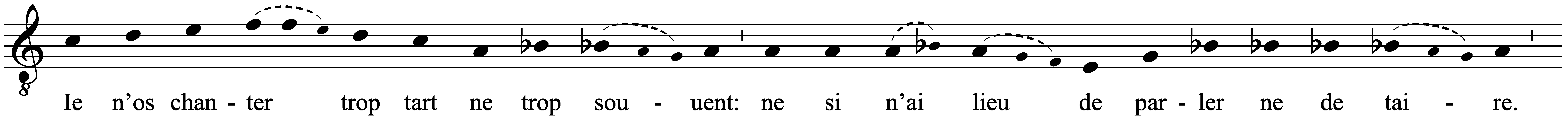 Work musical notation